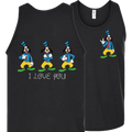 Goofy ILY I Love You Tank Top (MEN)
