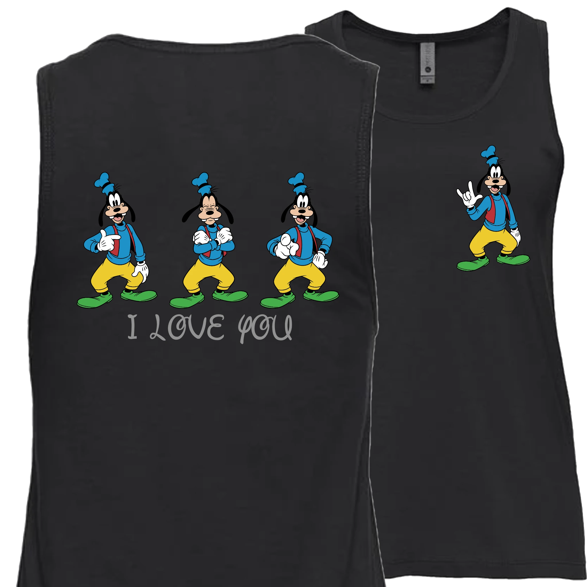 Goofy ILY I Love You Tank Top (WOMEN)