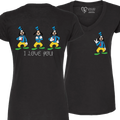 Goofy ILY I Love You V-Neck T-Shirt (WOMEN)