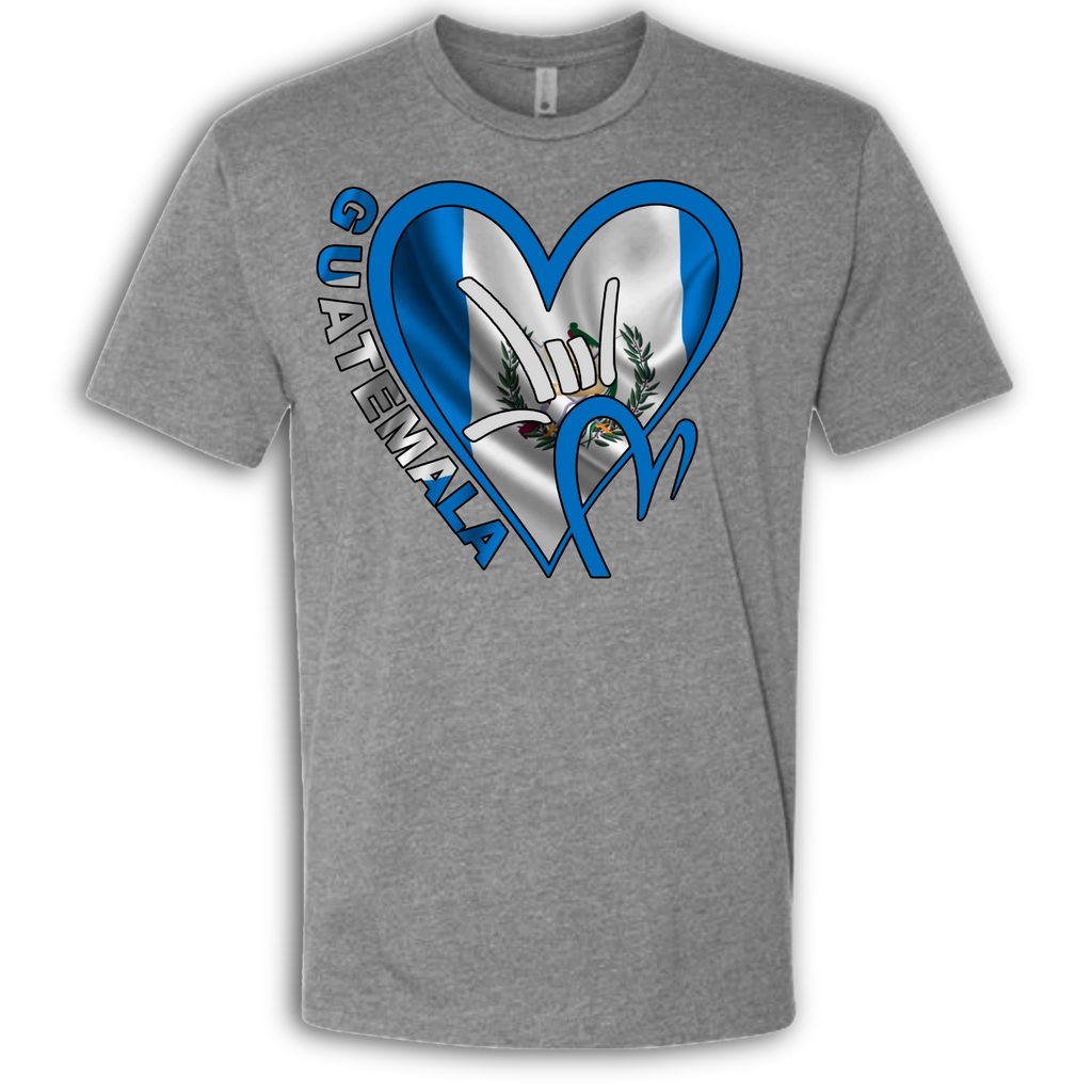 Guatemala Flag ILY HEART T-Shirt