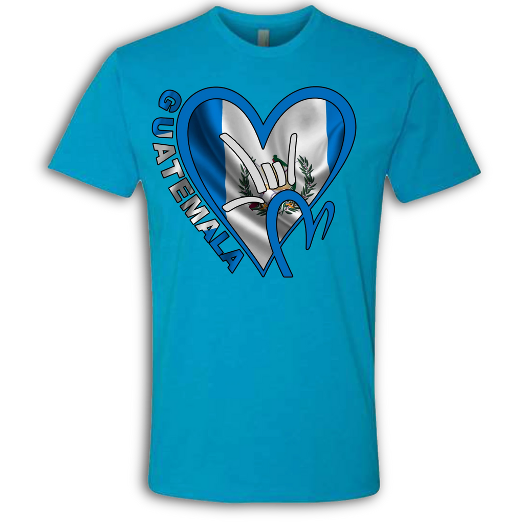 Guatemala Flag ILY HEART T-Shirt