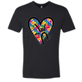 Hawaiian Flowers ILY HEART T-Shirt