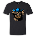 Highland Cow with Hat Colored T-Shirt