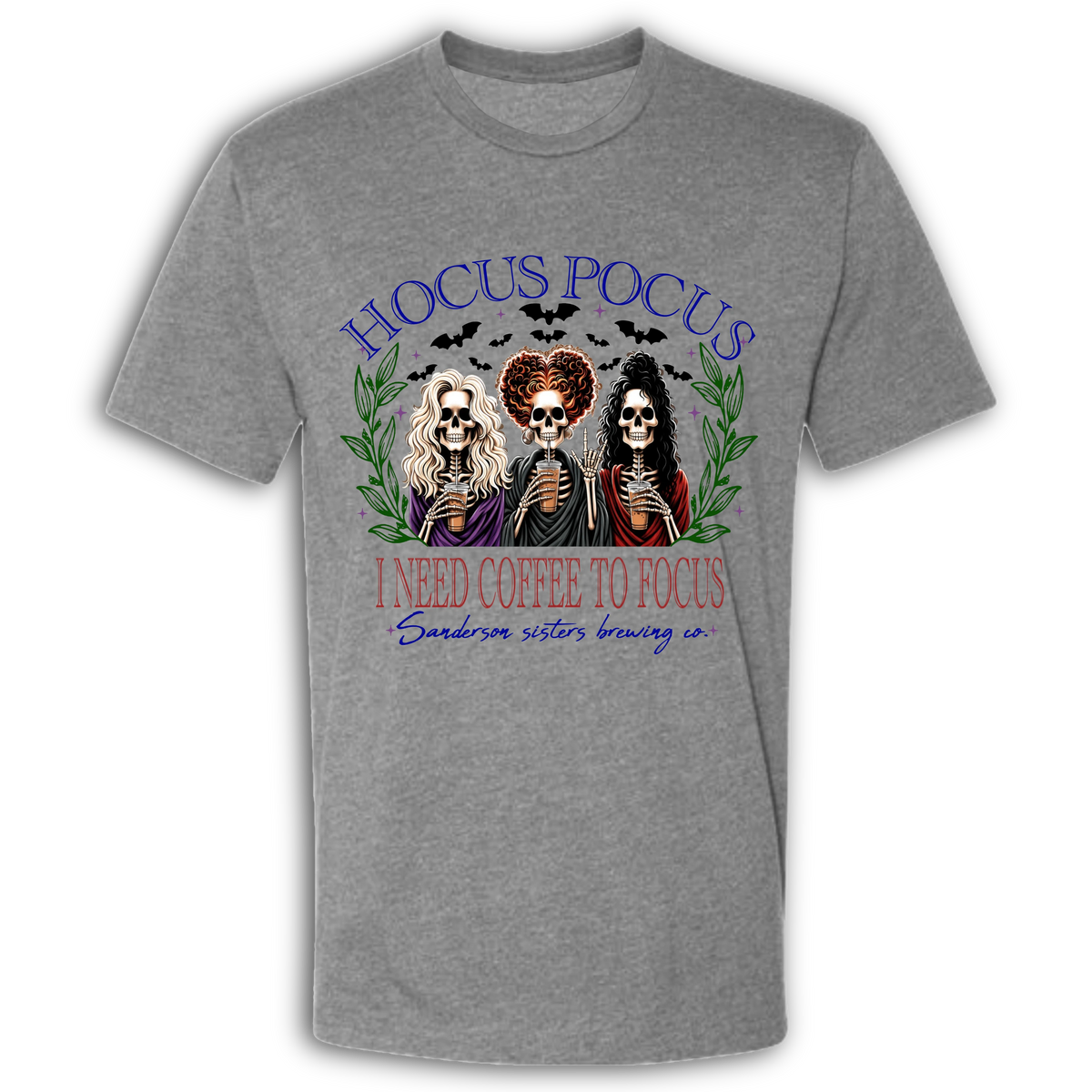 Hocus Pocus Coffee to Focus Crew T-Shirt