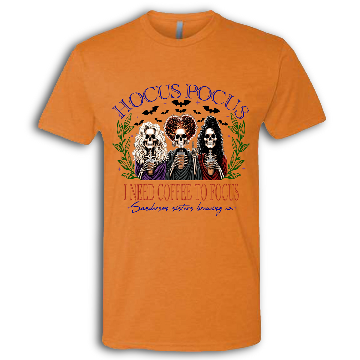 Hocus Pocus Coffee to Focus Crew T-Shirt