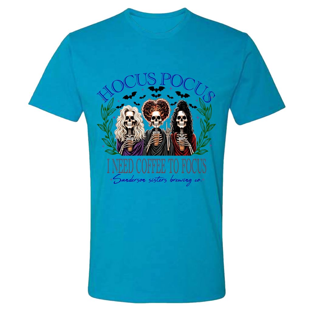 Hocus Pocus Coffee to Focus Crew T-Shirt