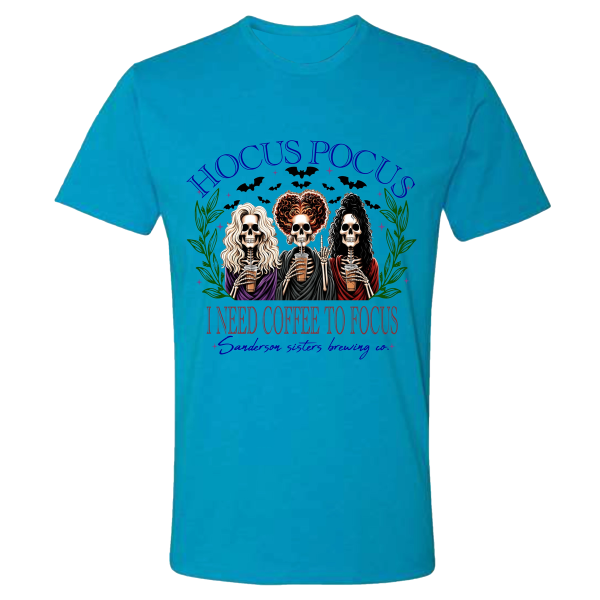 Hocus Pocus Coffee to Focus Crew T-Shirt