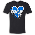Honduras Flag ILY HEART T-Shirt
