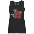 ASL I Love You Hands Layered Tank Top (WOMEN)