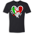 Italy Flag ILY HEART T-Shirt