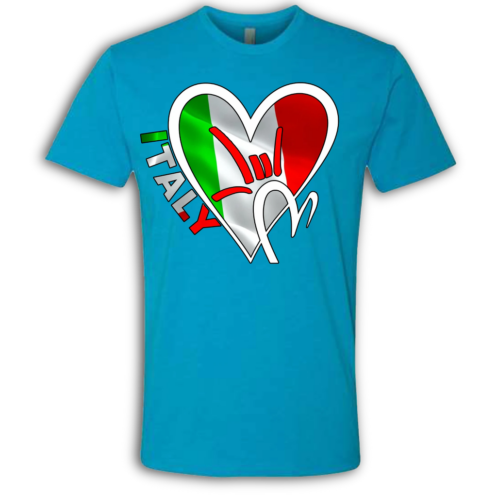 Italy Flag ILY HEART T-Shirt