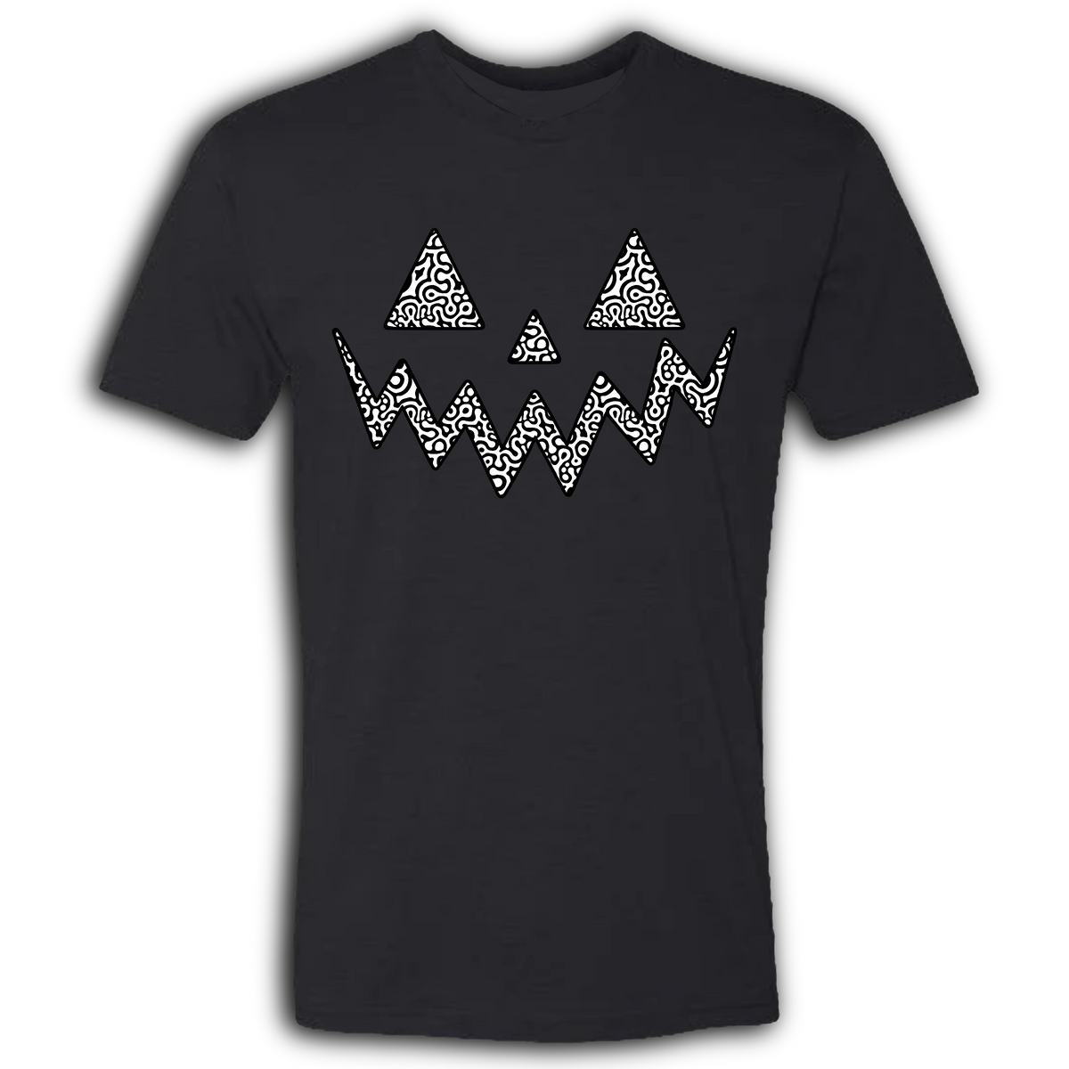Jack O Lantern Squiggly Crew T-Shirt