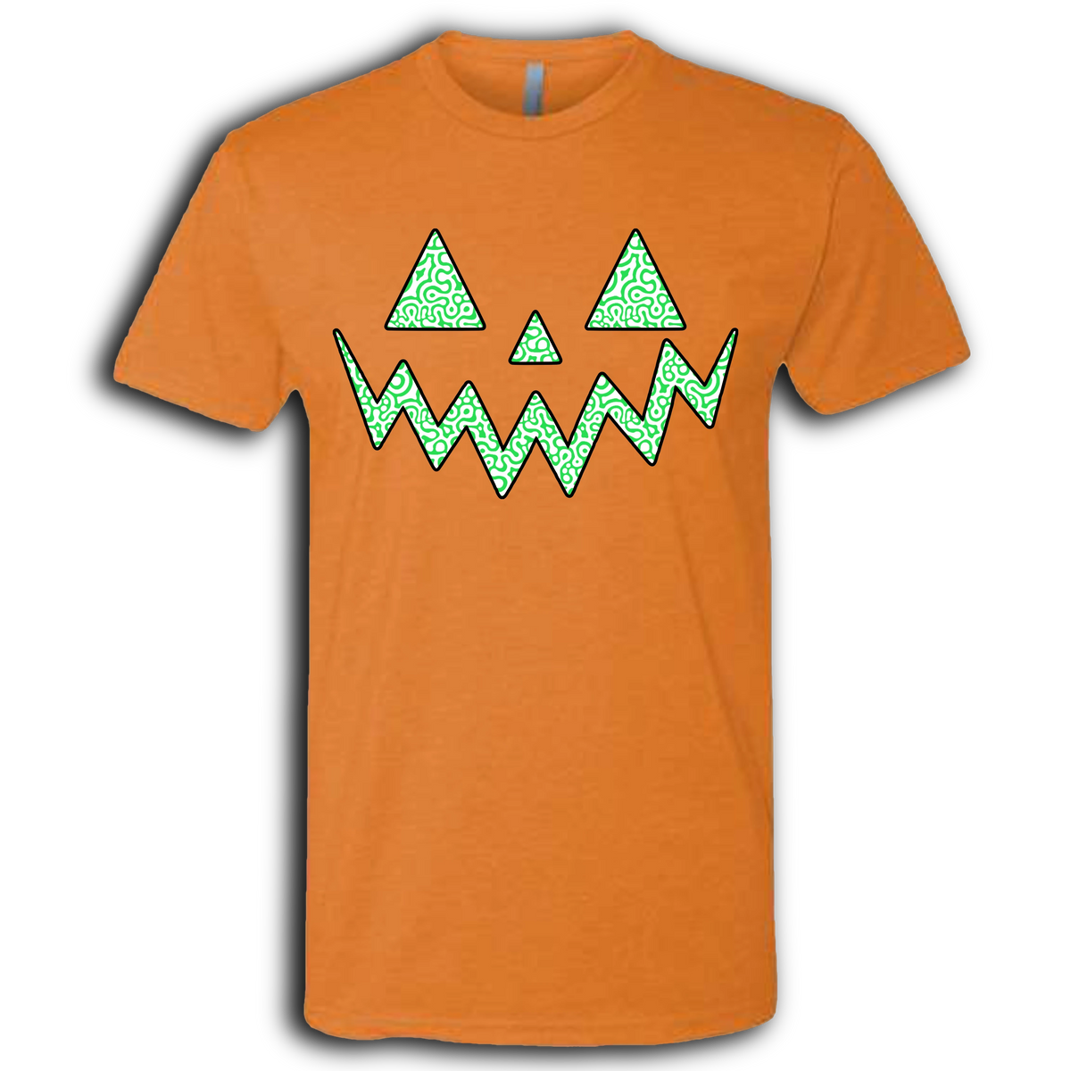 Jack O Lantern Squiggly Crew T-Shirt