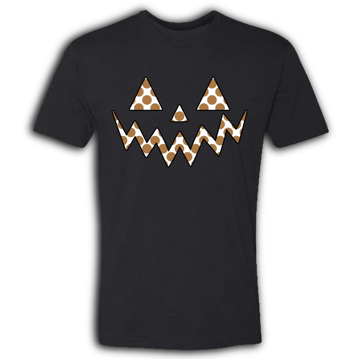 Jack O Lantern Polka Dots Crew T-Shirt