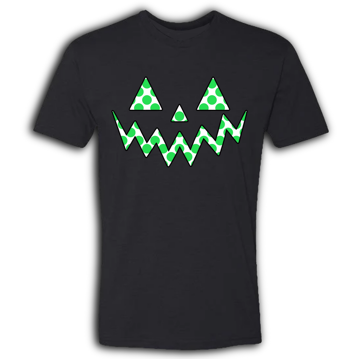 Jack O Lantern Polka Dots Crew T-Shirt