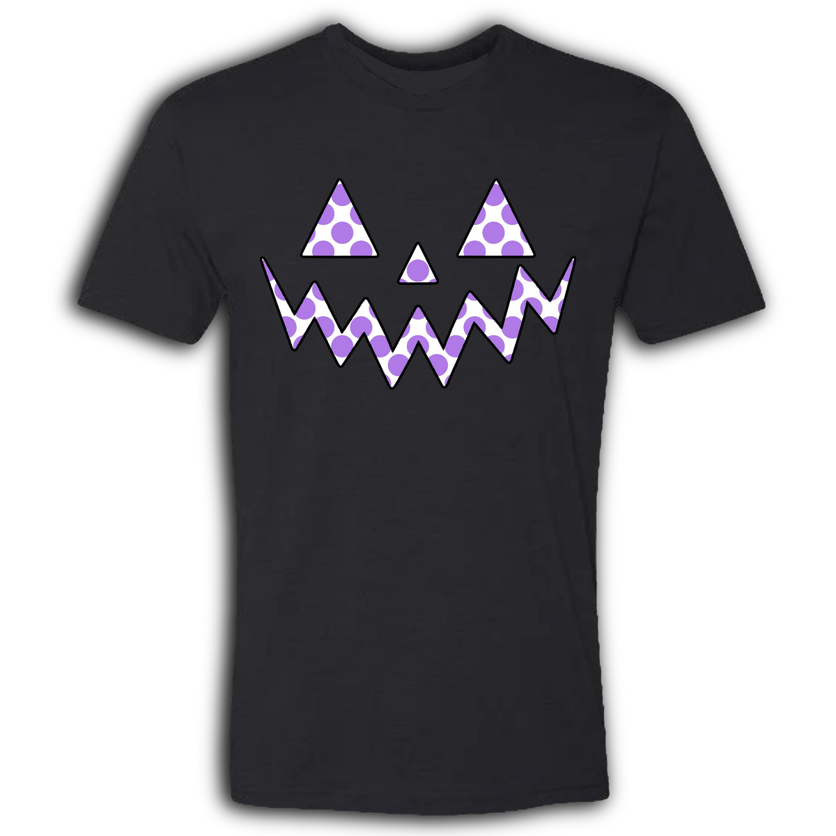 Jack O Lantern Polka Dots Crew T-Shirt