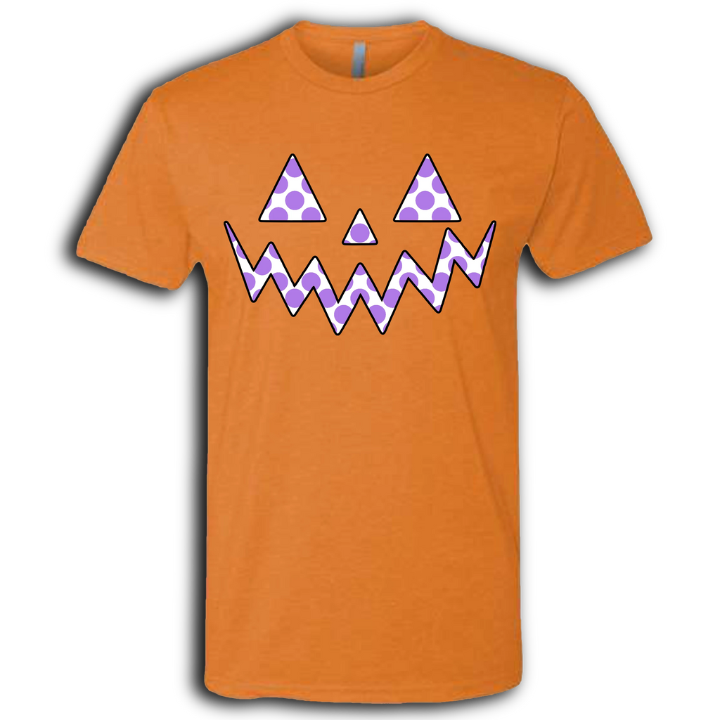 Jack O Lantern Polka Dots Crew T-Shirt