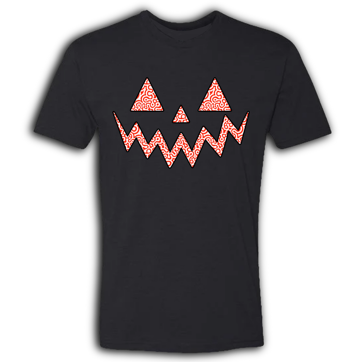 Jack O Lantern Squiggly Crew T-Shirt