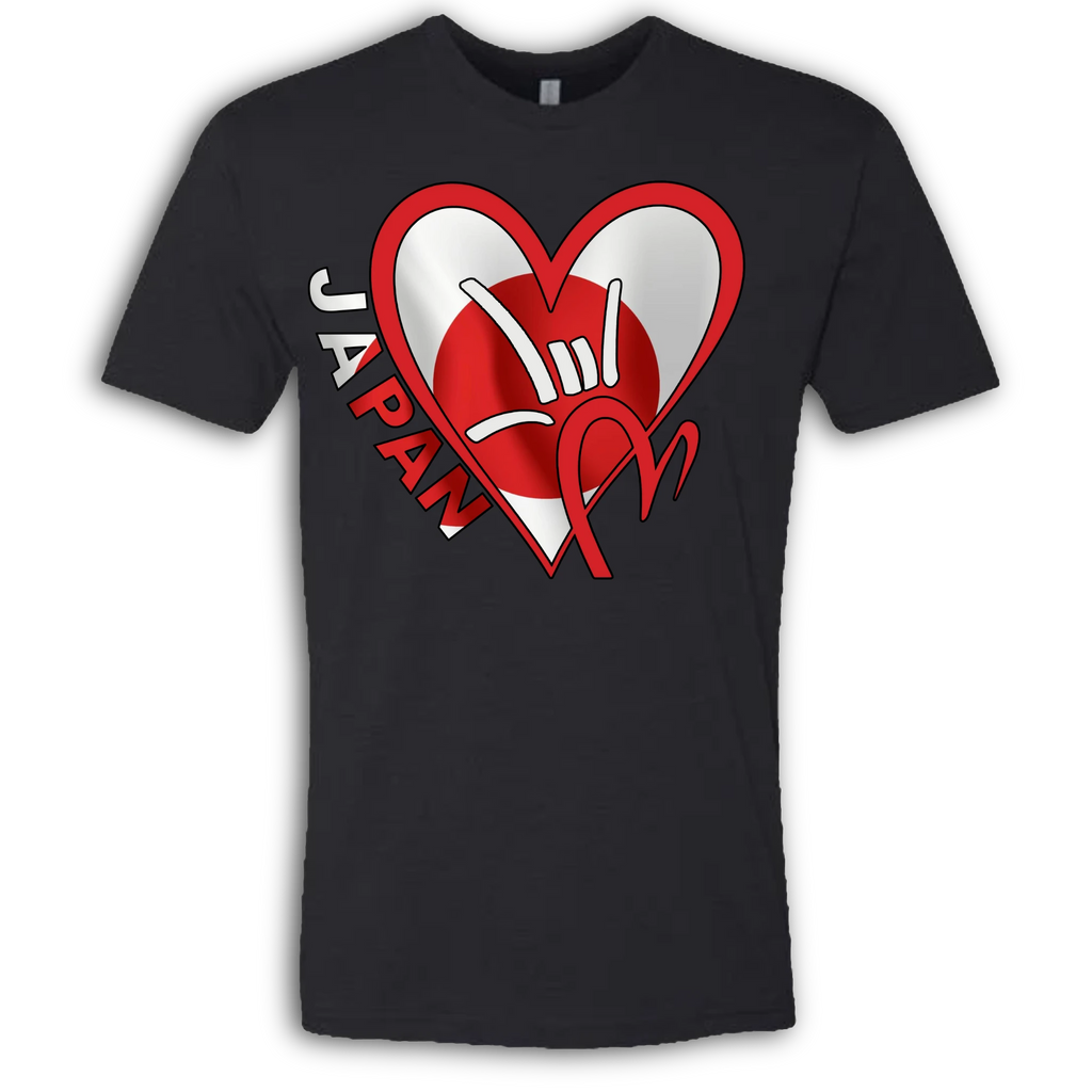 Japan Flag ILY HEART T-Shirt