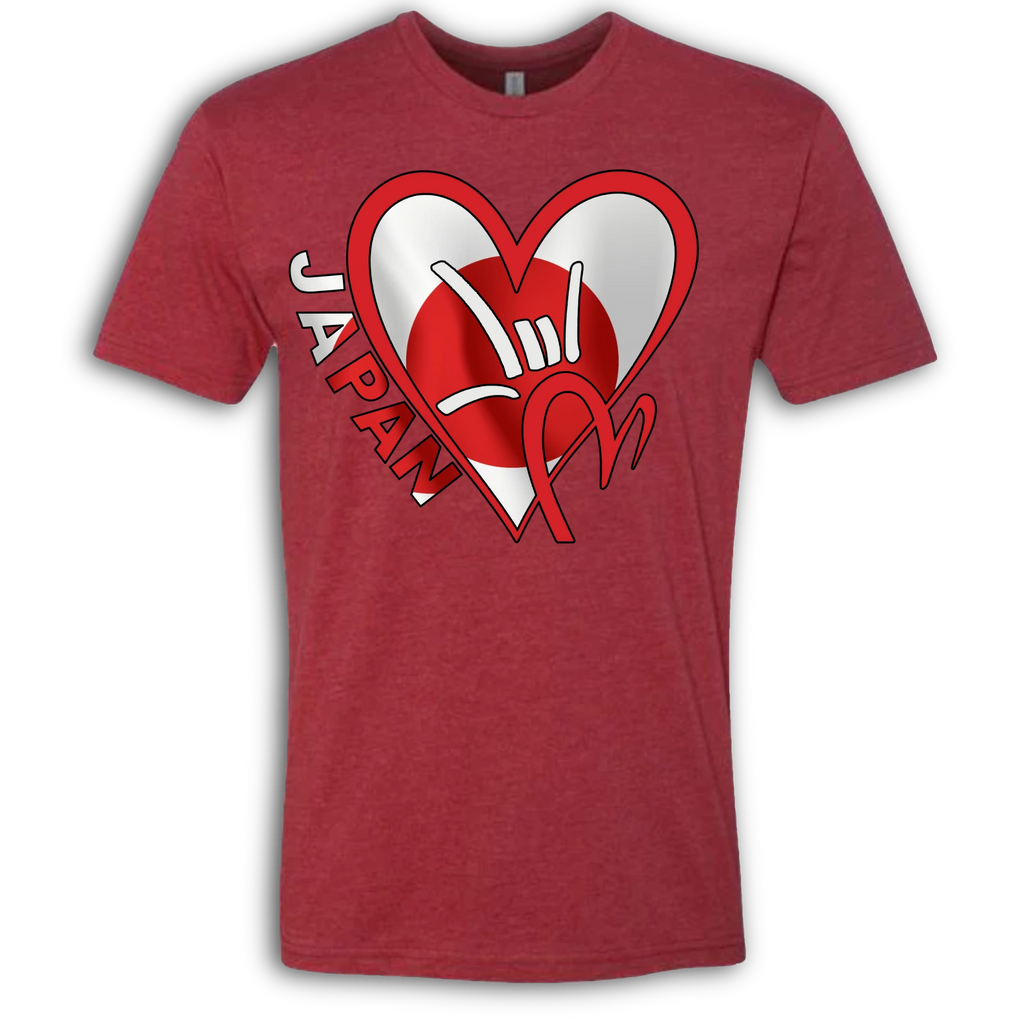 Japan Flag ILY HEART T-Shirt