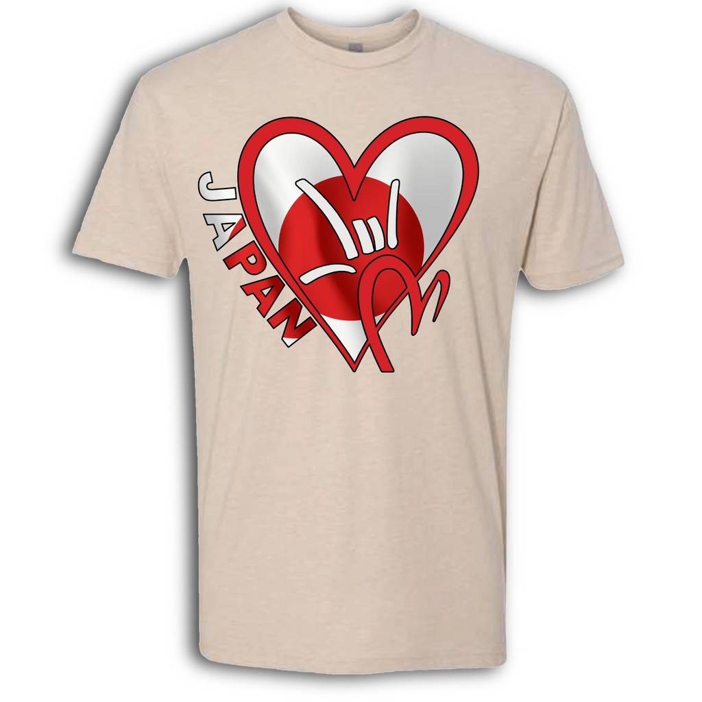 Japan Flag ILY HEART T-Shirt