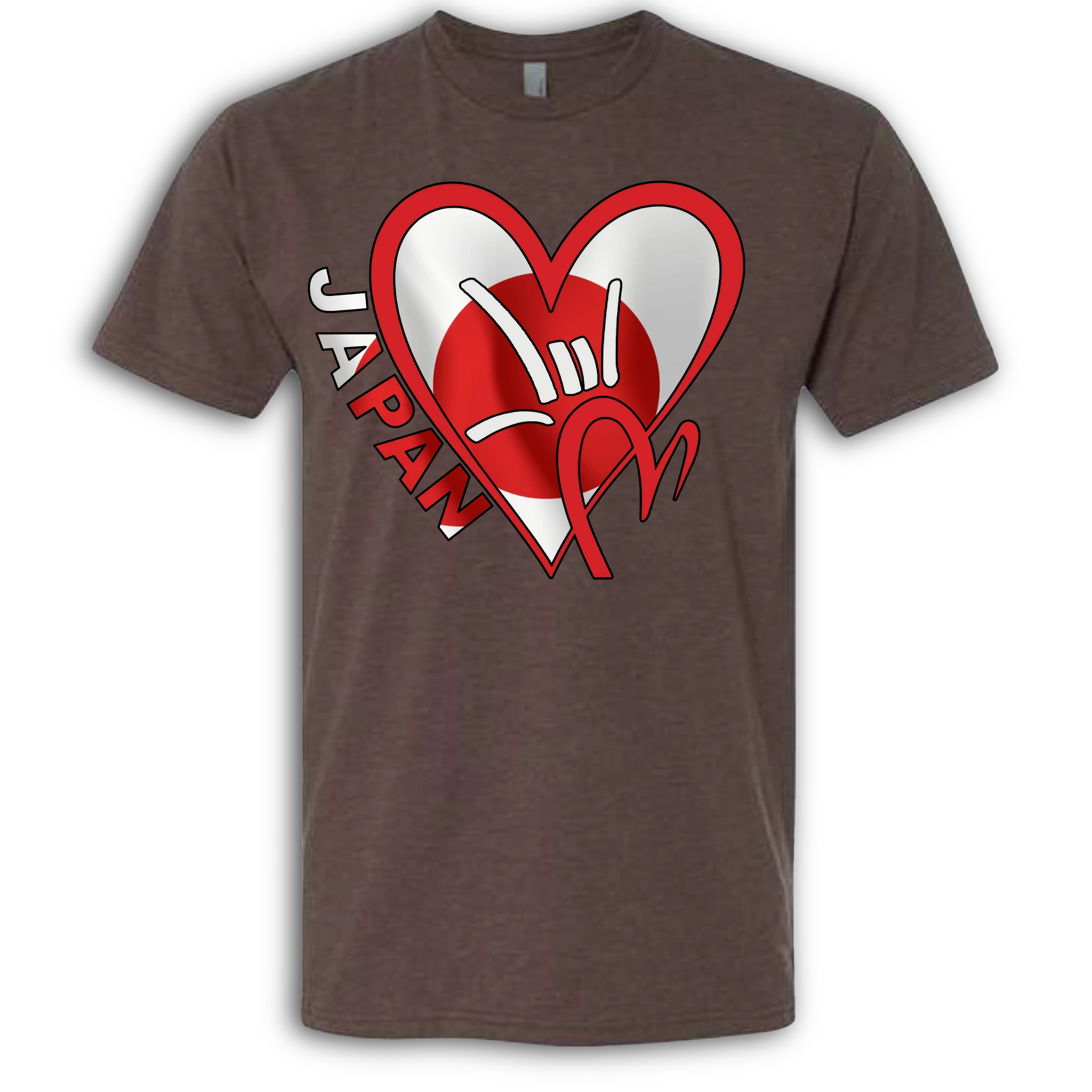 Japan Flag ILY HEART T-Shirt