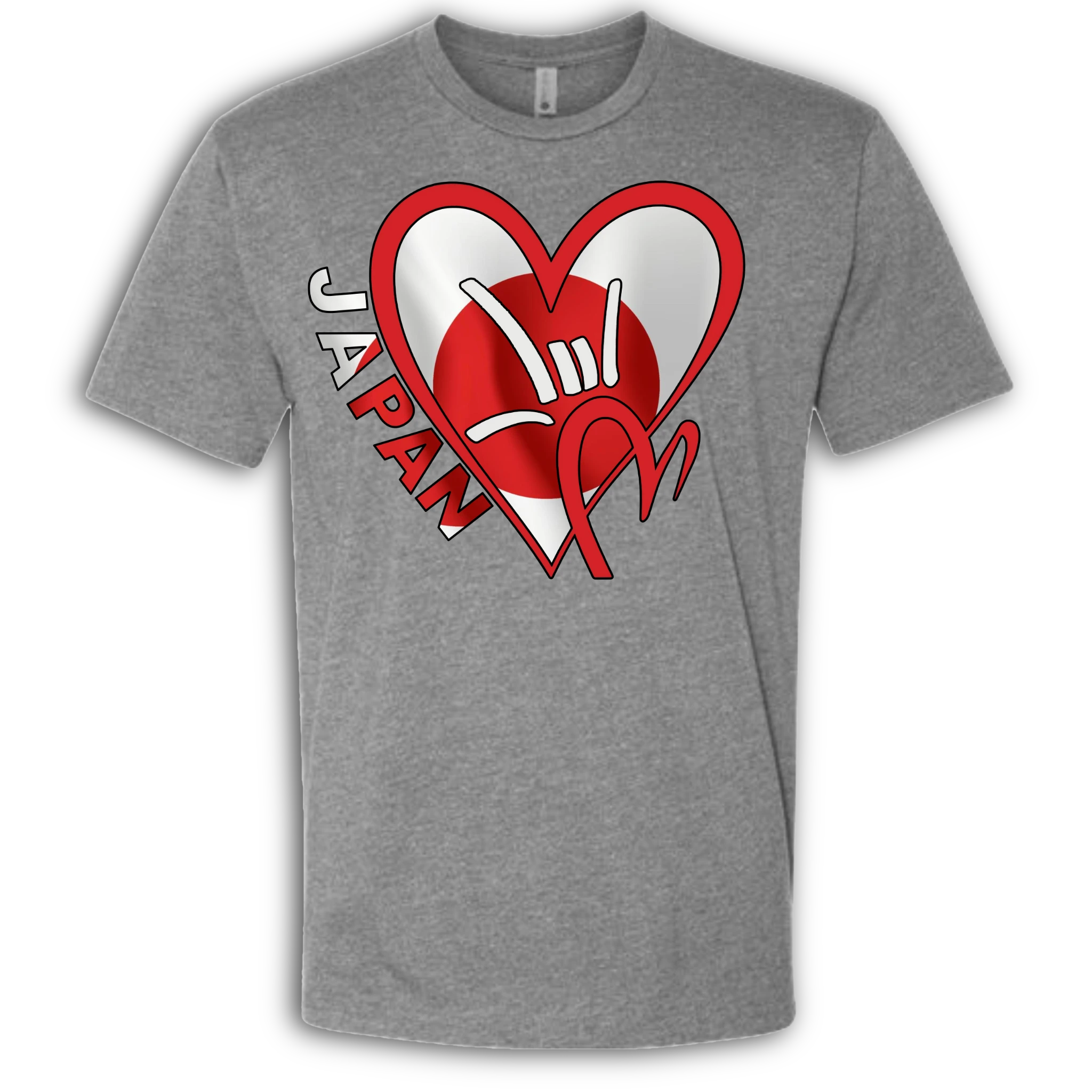 Japan Flag ILY HEART T-Shirt