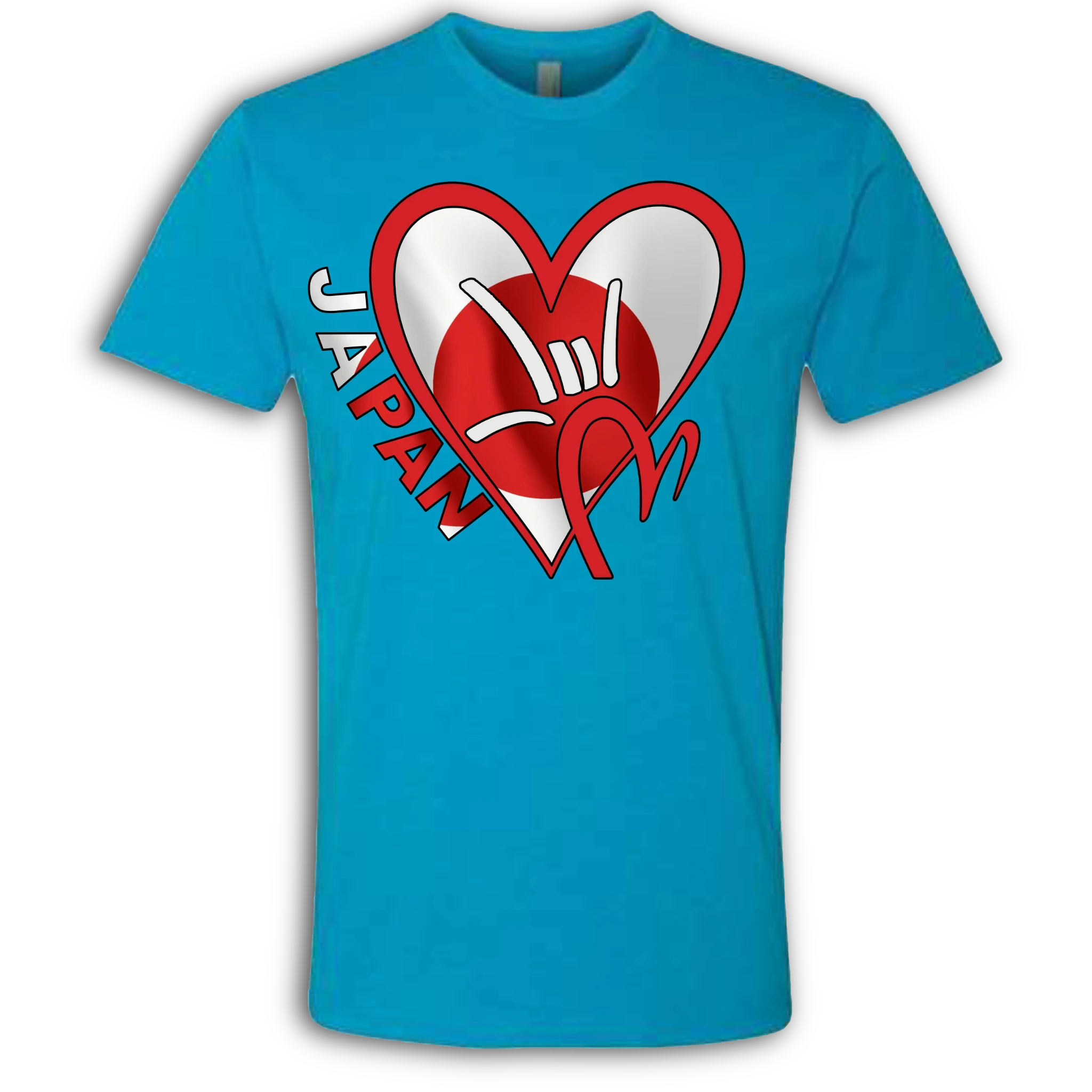 Japan Flag ILY HEART T-Shirt