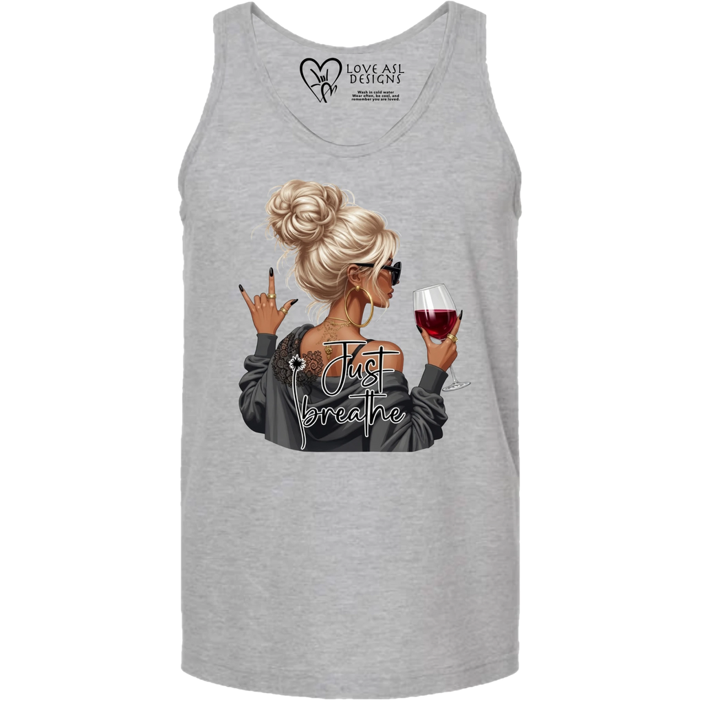 Just Breathe ASL Tank Top (MEN)