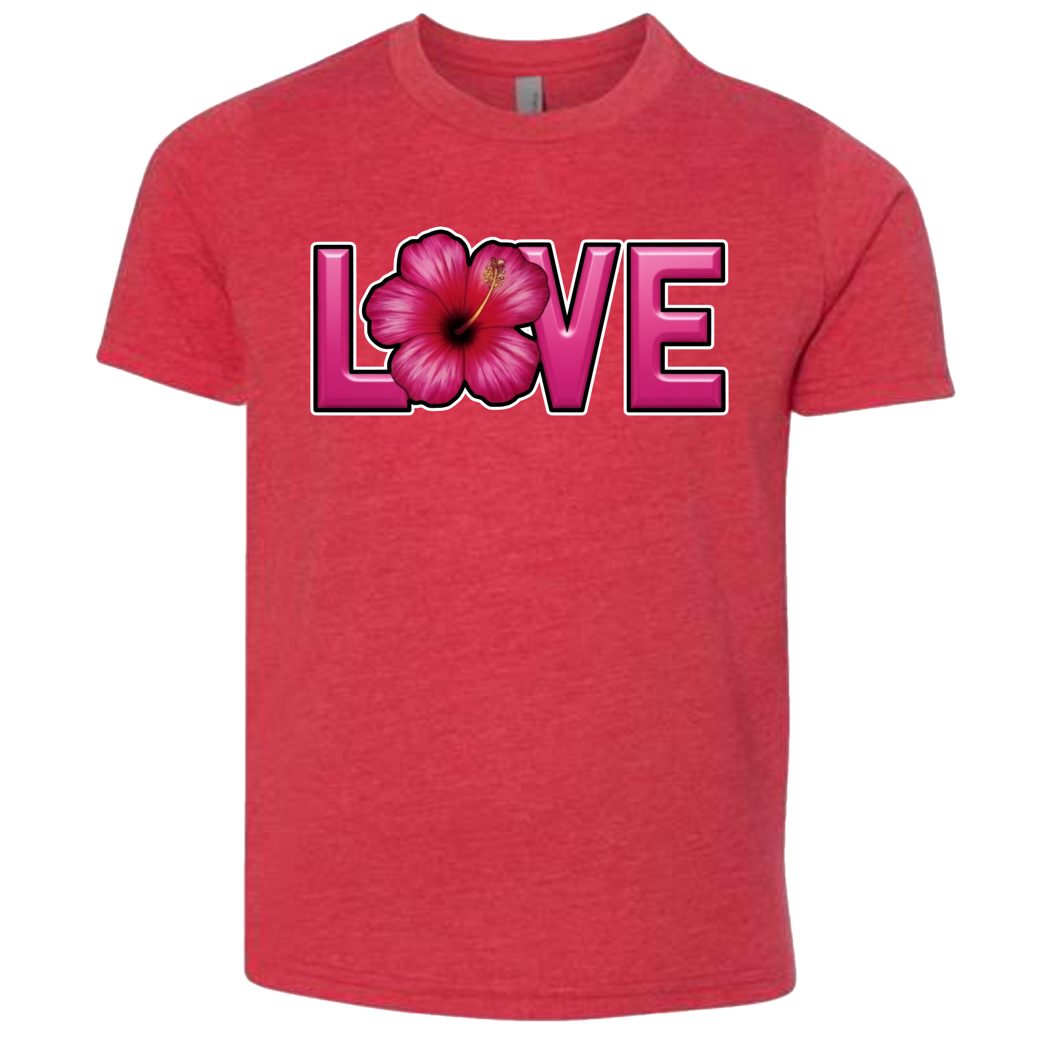 LOVE - Hibiscus T-Shirt (kids sizes)