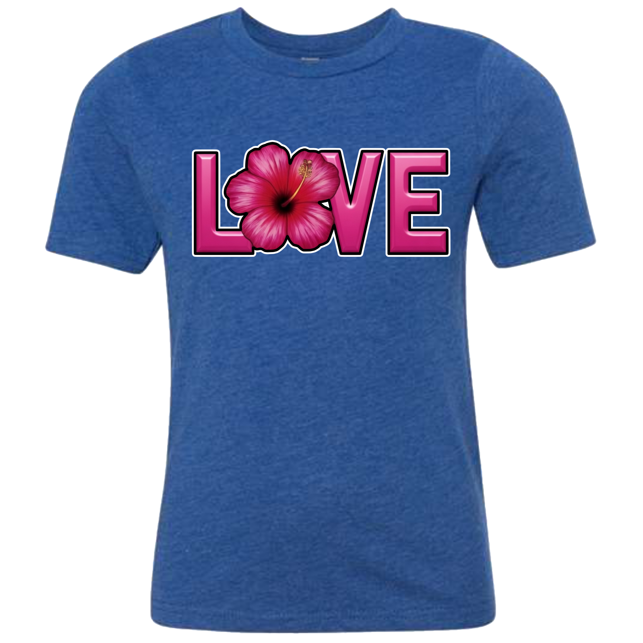 LOVE - Hibiscus T-Shirt (kids sizes)