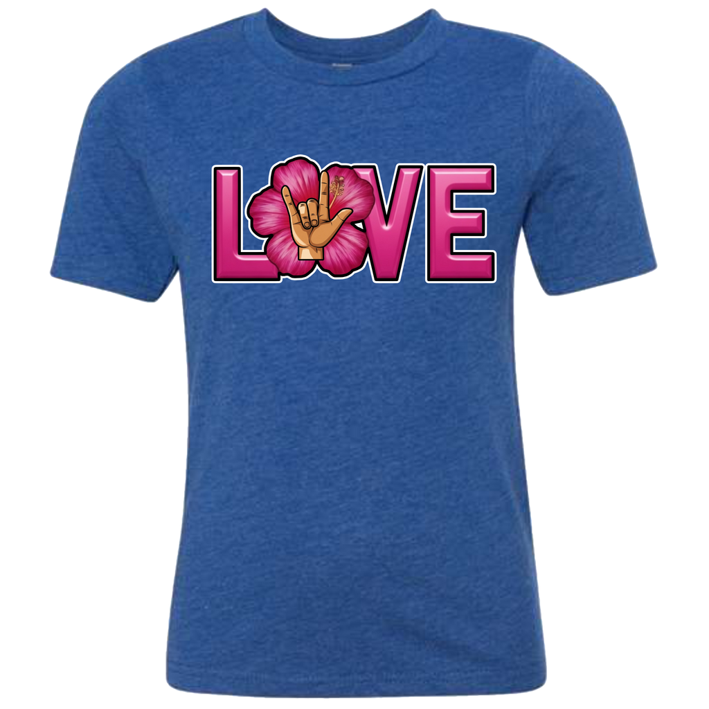 LOVE - Hibiscus T-Shirt (kids sizes)