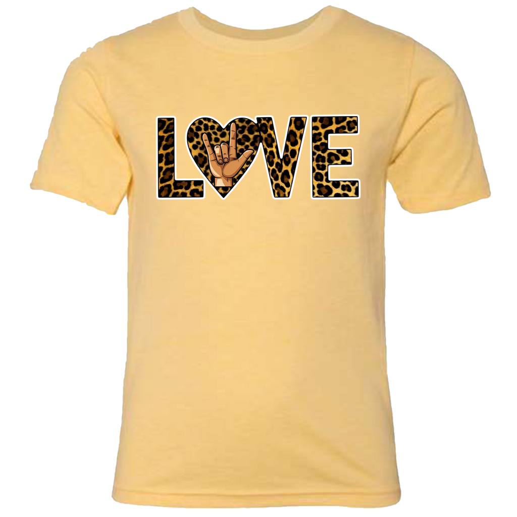 LOVE - Leopard T-Shirt (kids sizes)