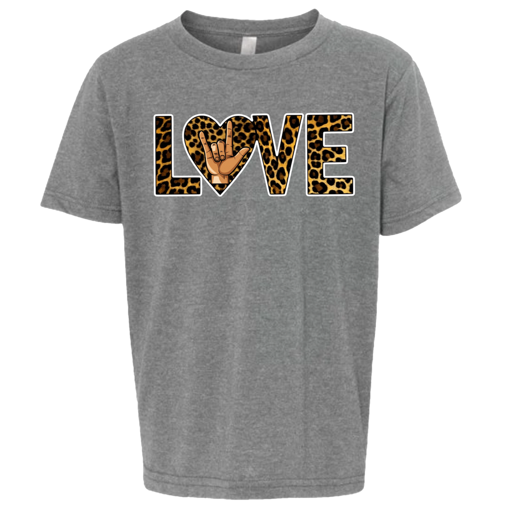 LOVE - Leopard T-Shirt (kids sizes)