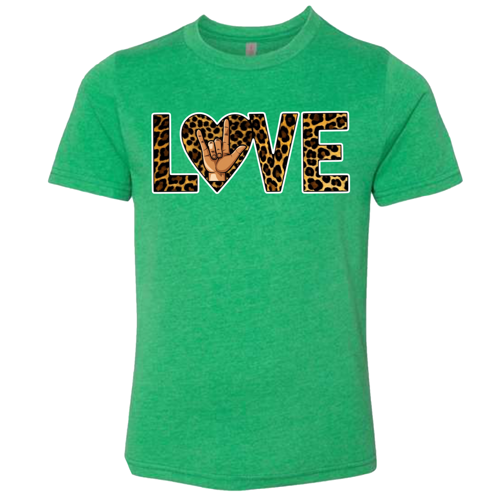 LOVE - Leopard T-Shirt (kids sizes)