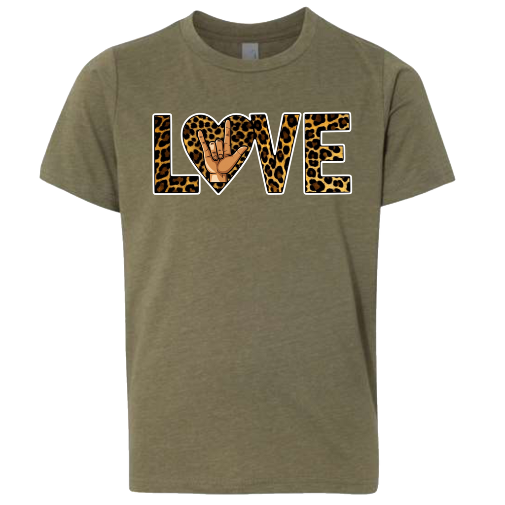 LOVE - Leopard T-Shirt (kids sizes)