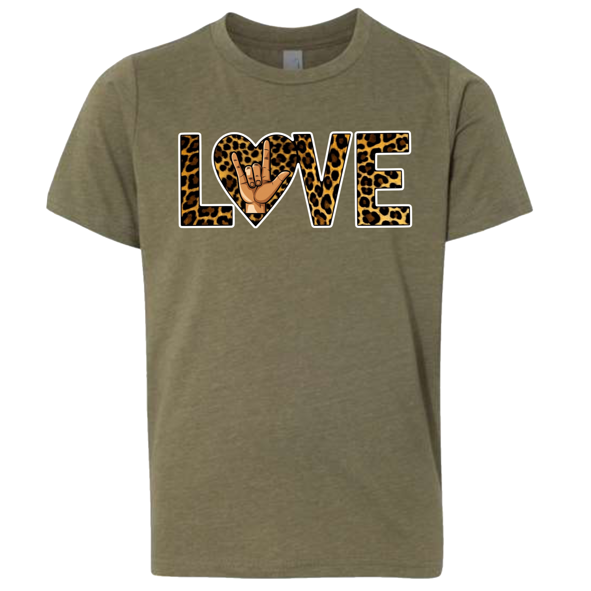 LOVE - Leopard T-Shirt (kids sizes)