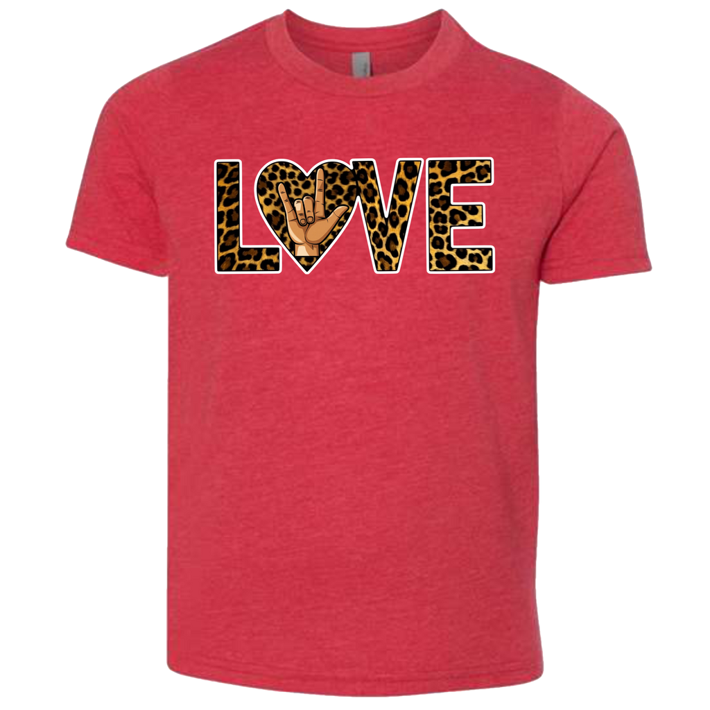 LOVE - Leopard T-Shirt (kids sizes)