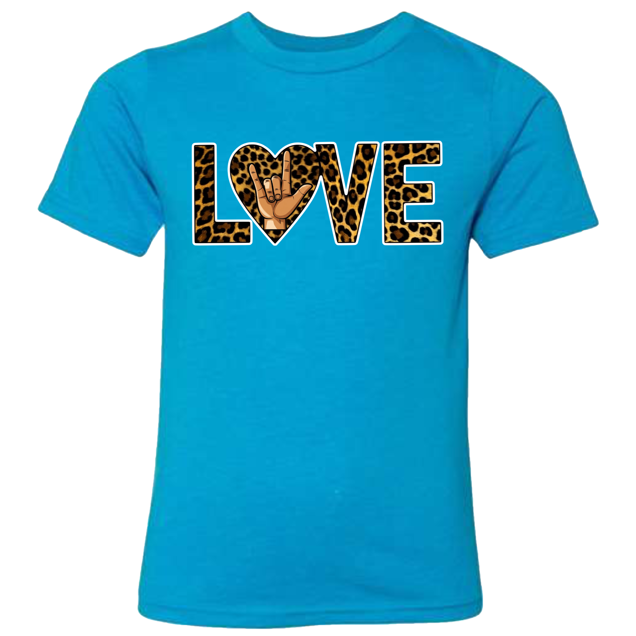 LOVE - Leopard T-Shirt (kids sizes)