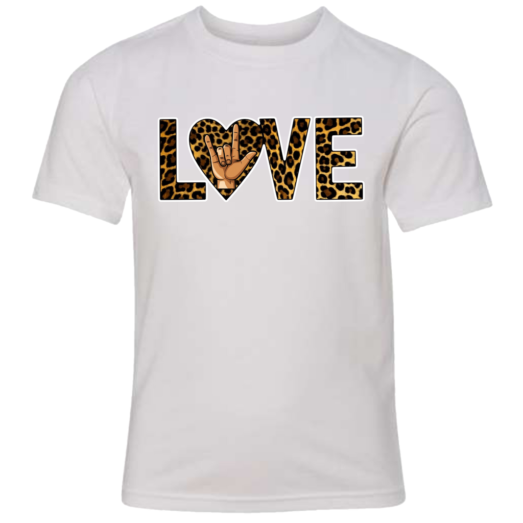 LOVE - Leopard T-Shirt (kids sizes)