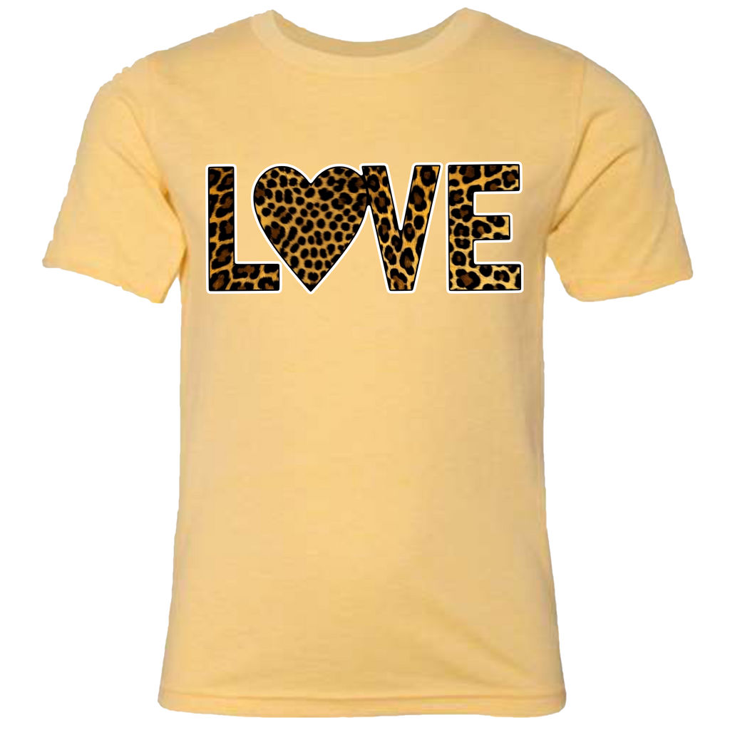 LOVE - Leopard T-Shirt (kids sizes)