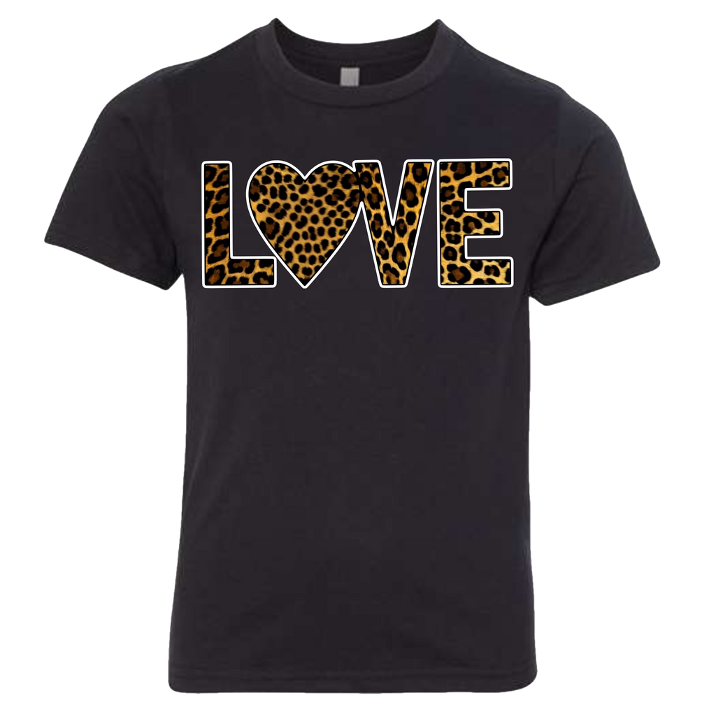 LOVE - Leopard T-Shirt (kids sizes)