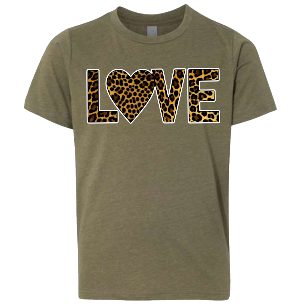 LOVE - Leopard T-Shirt (kids sizes)