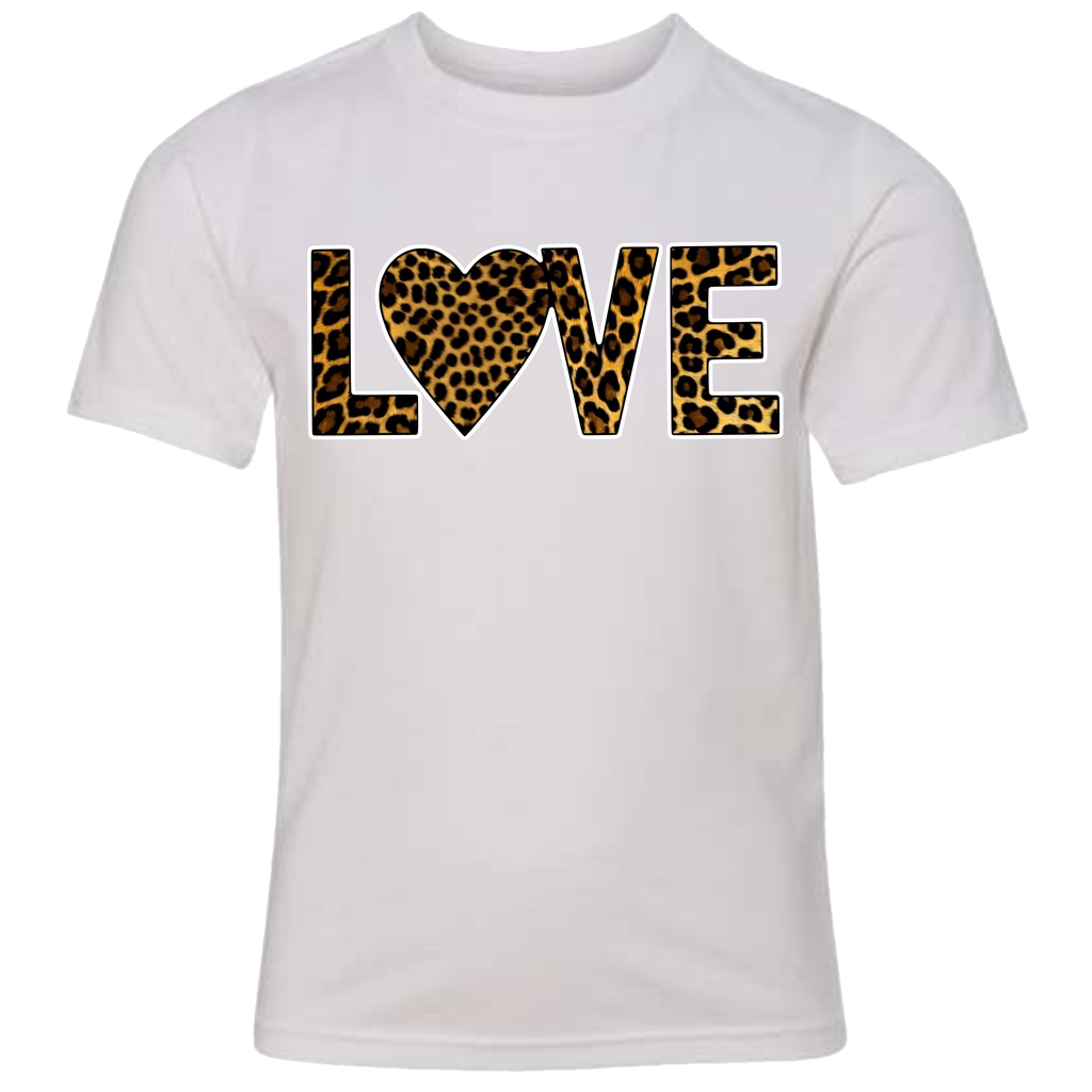 LOVE - Leopard T-Shirt (kids sizes)
