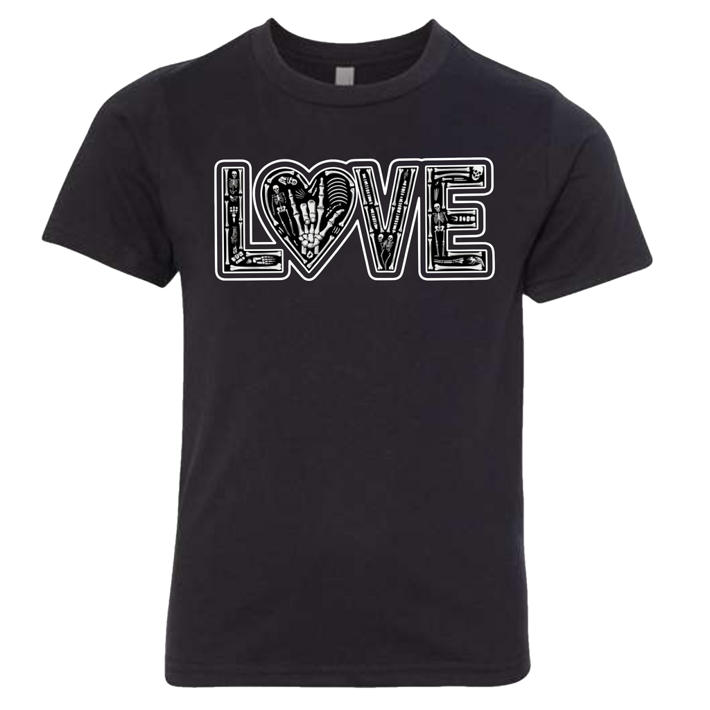LOVE - Skeleton T-Shirt (kids sizes)