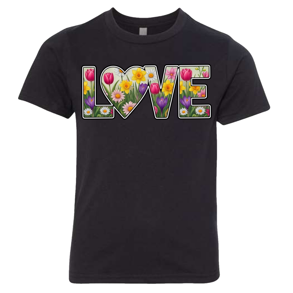 LOVE - Tulips T-Shirt (kids sizes)