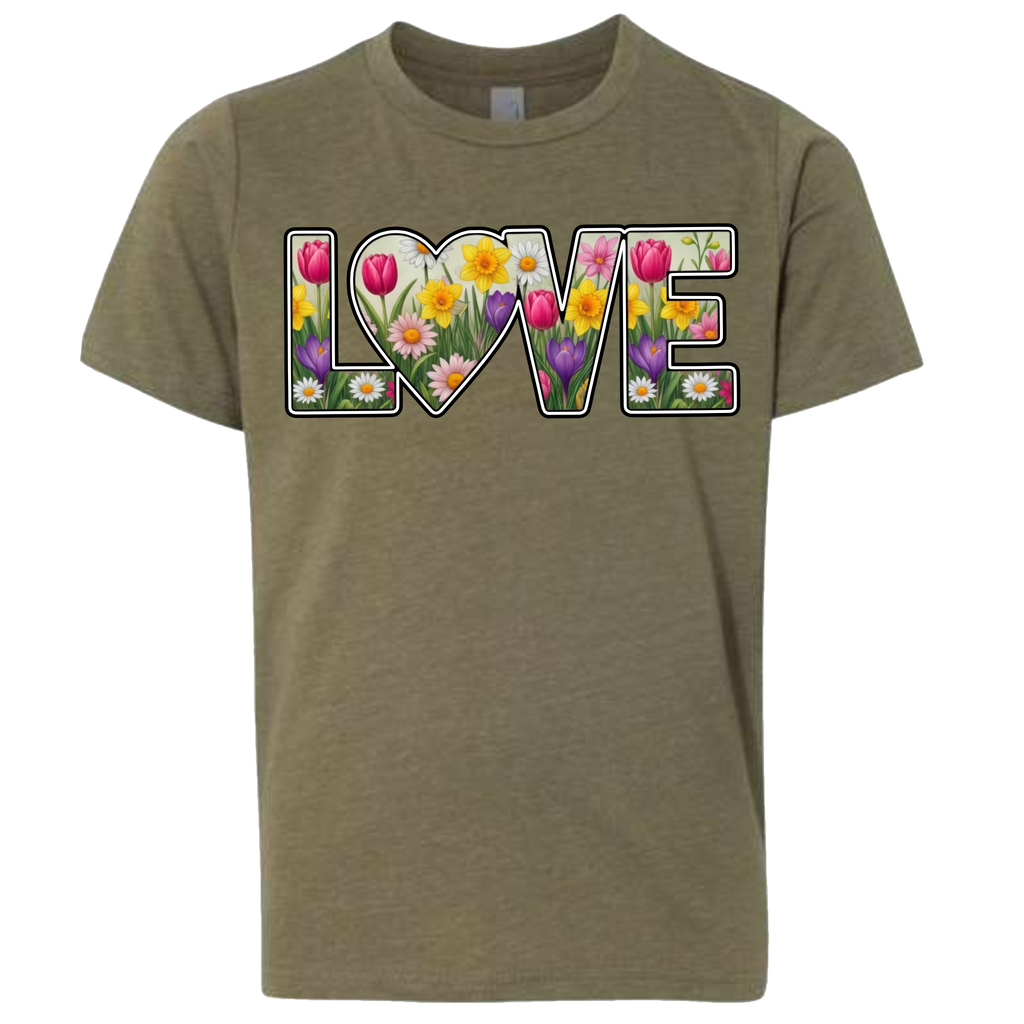 LOVE - Tulips T-Shirt (kids sizes)