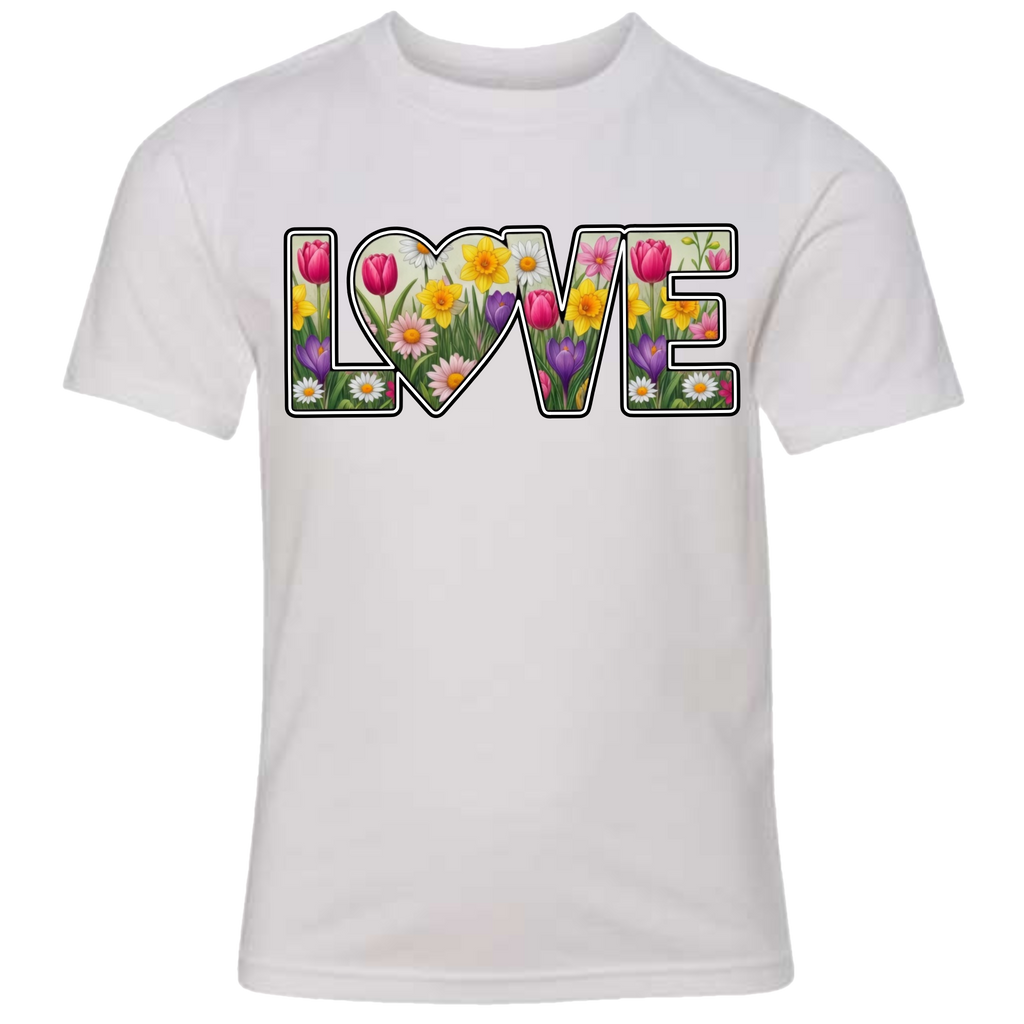 LOVE - Tulips T-Shirt (kids sizes)