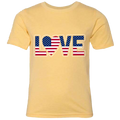 LOVE - USA Flag T-Shirt (Kids Sizes)