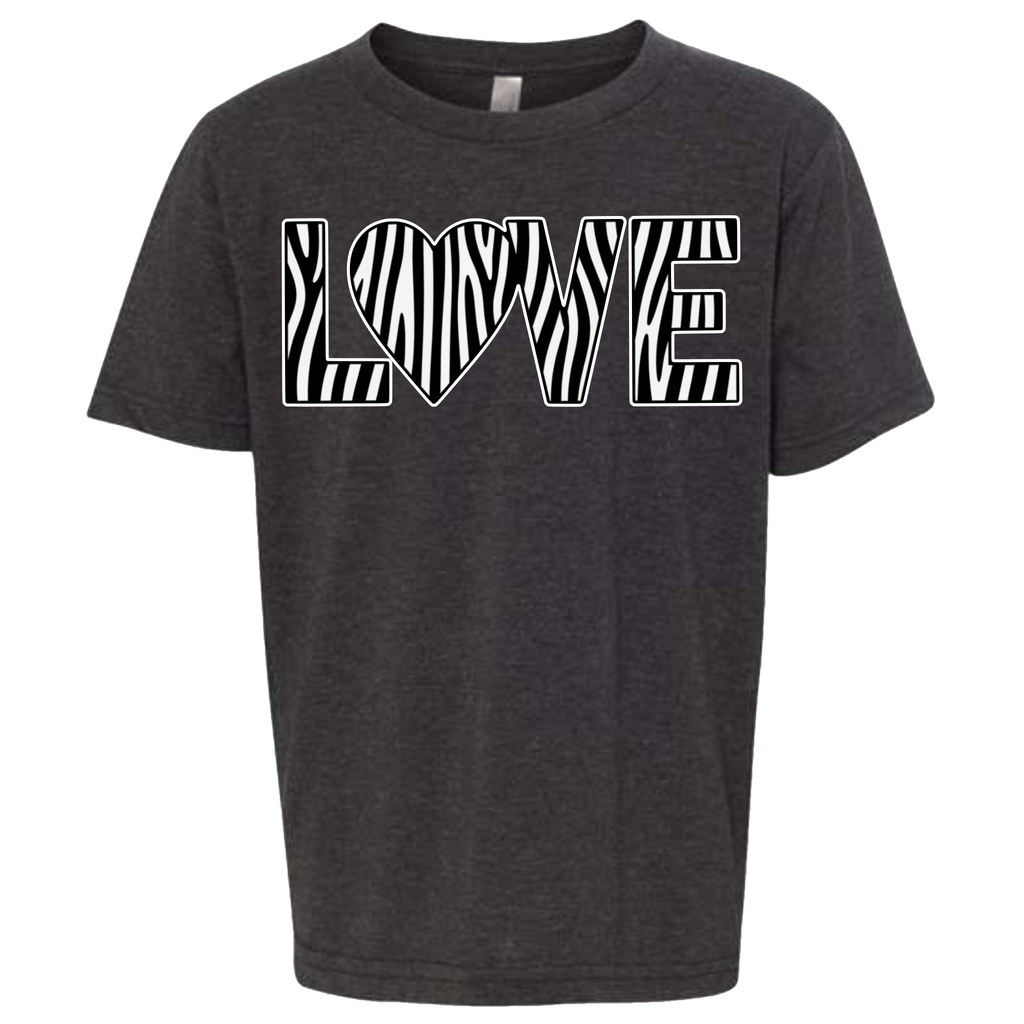 LOVE - Zebra T-Shirt (kids sizes)